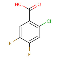 110877-64-0 2-Chloro-4,5-difluorobenzoic acid chemical structure