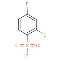 85958-57-2 2-CHLORO-4-FLUOROBENZENESULFONYL CHLORIDE chemical structure