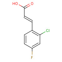 133220-86-7 2-CHLORO-4-FLUOROCINNAMIC ACID chemical structure