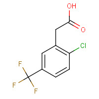 22893-39-6 2-CHLORO-5-(TRIFLUOROMETHYL)PHENYLACETIC ACID chemical structure