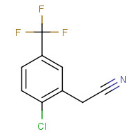 22902-88-1 2-CHLORO-5-(TRIFLUOROMETHYL)PHENYLACETONITRILE chemical structure