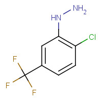 1869-22-3 1-[2-CHLORO-5-(TRIFLUOROMETHYL)PHENYL]HYDRAZINE chemical structure