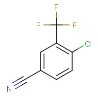 1735-54-2 4-CHLORO-3-(TRIFLUOROMETHYL)BENZONITRILE chemical structure