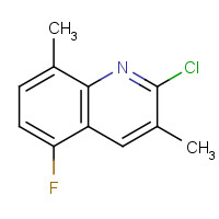 175204-94-1 2-CHLORO-5-FLUORO-3,8-DIMETHYLQUINOLINE chemical structure