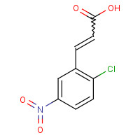 36015-19-7 2-CHLORO-5-NITROCINNAMIC ACID chemical structure
