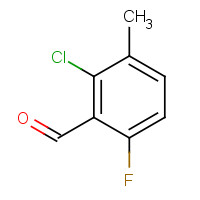 104451-99-2 2-CHLORO-6-FLUORO-3-METHYLBENZALDEHYDE chemical structure