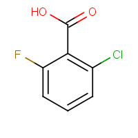 434-75-3 2-Chloro-6-fluorobenzoic acid chemical structure