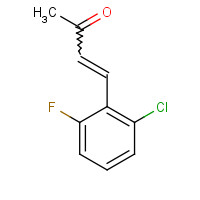 175136-82-0 2-CHLORO-6-FLUOROBENZYLIDENEACETONE chemical structure