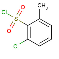 25300-37-2 2-CHLORO-6-METHYLBENZENESULFONYL CHLORIDE chemical structure