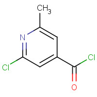 26413-58-1 2-CHLORO-6-METHYLPYRIDINE-4-CARBONYL CHLORIDE chemical structure
