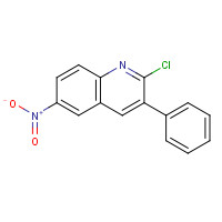 59412-15-6 2-CHLORO-6-NITRO-3-PHENYLQUINOLINE chemical structure