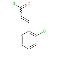 35086-82-9 2-CHLOROCINNAMOYL CHLORIDE chemical structure