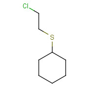 53787-05-6 2-CHLOROETHYL CYCLOHEXYL SULPHIDE chemical structure