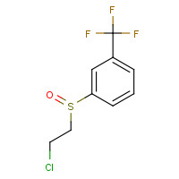 175203-09-5 2-CHLOROETHYL-(3-(TRIFLUOROMETHYL)PHENYL)SULFONE chemical structure