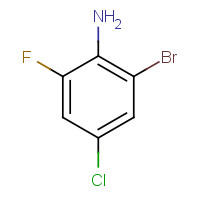 195191-47-0 2-Bromo-4-chloro-6-fluoroaniline chemical structure