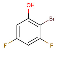 325486-43-9 2-BROMO-3,5-DIFLUOROPHENOL chemical structure