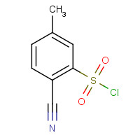 197960-31-9 2-CYANO-5-METHYLBENZENESULFONYL CHLORIDE chemical structure