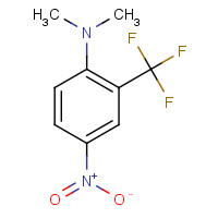 54672-09-2 2-TRIFLUOROMETHYL-N,N-DIMETHYL-4-NITROANILINE chemical structure