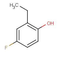 398-71-0 2-ETHYL-4-FLUOROPHENOL chemical structure