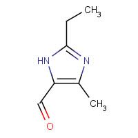 88634-80-4 2-ETHYL-4-METHYL-1H-IMIDAZOLE-5-CARBALDEHYDE chemical structure