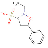 4156-16-5 2-Ethyl-5-phenylisoxazolium-3'-sulfonate chemical structure