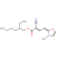 143269-64-1 2-ETHYLHEXYL ALPHA-CYANO-4-(3-METHYLOXAZOLIN-2-YLIDENE)CROTONATE chemical structure