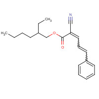 131512-74-8 2-Ethylhexyl 2-cyano-5-phenyl-2,4-pentadienoate chemical structure