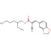 63524-66-3 2-ETHYLHEXYL ALPHA-CYANO-3,4-METHYLENEDIOXYCINNAMATE chemical structure