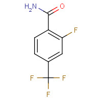 207853-64-3 2-FLUORO-4-(TRIFLUOROMETHYL)BENZAMIDE chemical structure