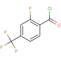 126917-10-0 2-FLUORO-4-(TRIFLUOROMETHYL)BENZOYL CHLORIDE chemical structure