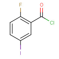186584-73-6 2-FLUORO-5-IODOBENZOYL CHLORIDE chemical structure