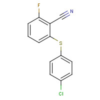 175204-12-3 2-FLUORO-6-(4-CHLOROPHENYLTHIO)BENZONITRILE chemical structure