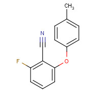 175204-08-7 2-FLUORO-6-(4-METHYLPHENOXY)BENZONITRILE chemical structure