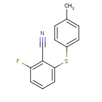 175204-11-2 2-FLUORO-6-(4-METHYLPHENYLTHIO)BENZONITRILE chemical structure