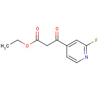328932-61-2 2-Fluoro-beta-oxo-4-pyridinepropanoicacidethylester chemical structure