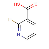 393-55-5 2-Fluoronicotinic acid chemical structure