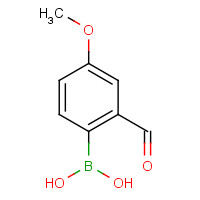 139962-95-1 4-Methoxy-2-formylphenylboronic acid chemical structure