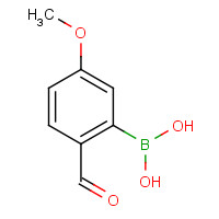 40138-18-9 5-Methoxy-2-formylphenylboronic acid chemical structure