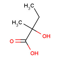 3739-30-8 2-Hydroxy-2-methylbutyric acid chemical structure