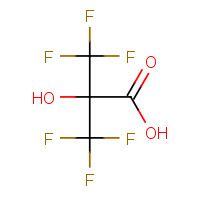 662-22-6 2,2-BIS(TRIFLUOROMETHYL)-2-HYDROXYACETIC ACID chemical structure