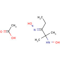 57338-32-6 2-Hydroxyamino-2-methyl-3-pentanoneoximeacetate chemical structure