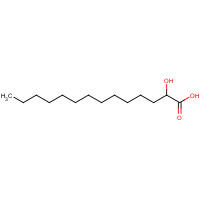 2507-55-3 2-HYDROXYTETRADECANOIC ACID chemical structure