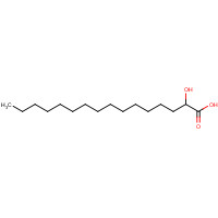 764-67-0 2-HYDROXYHEXADECANOIC ACID chemical structure