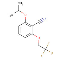 175204-05-4 2-ISOPROPOXY-6-(2,2,2-TRIFLUOROETHOXY)BENZONITRILE chemical structure