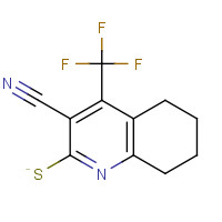 306935-92-2 2-MERCAPTO-4-(TRIFLUOROMETHYL)-5,6,7,8-TETRAHYDROQUINOLINE-3-CARBONITRILE chemical structure