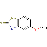 55690-60-3 2-MERCAPTO-5-METHOXYBENZOTHIAZOLE chemical structure