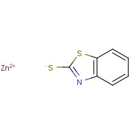 155-04-4 Zinc 2-mercaptobenzothiazole chemical structure