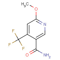 175204-87-2 2-METHOXY-4-(TRIFLUOROMETHYL)PYRIDINE-5-CARBOXAMIDE chemical structure