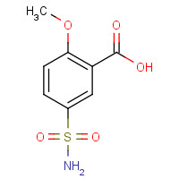 22117-85-7 2-Methoxy-5-sulfamoylbenzoic acid chemical structure
