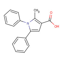 109812-64-8 2-METHYL-1,5-DIPHENYL-1H-PYRROLE-3-CARBOXYLIC ACID chemical structure